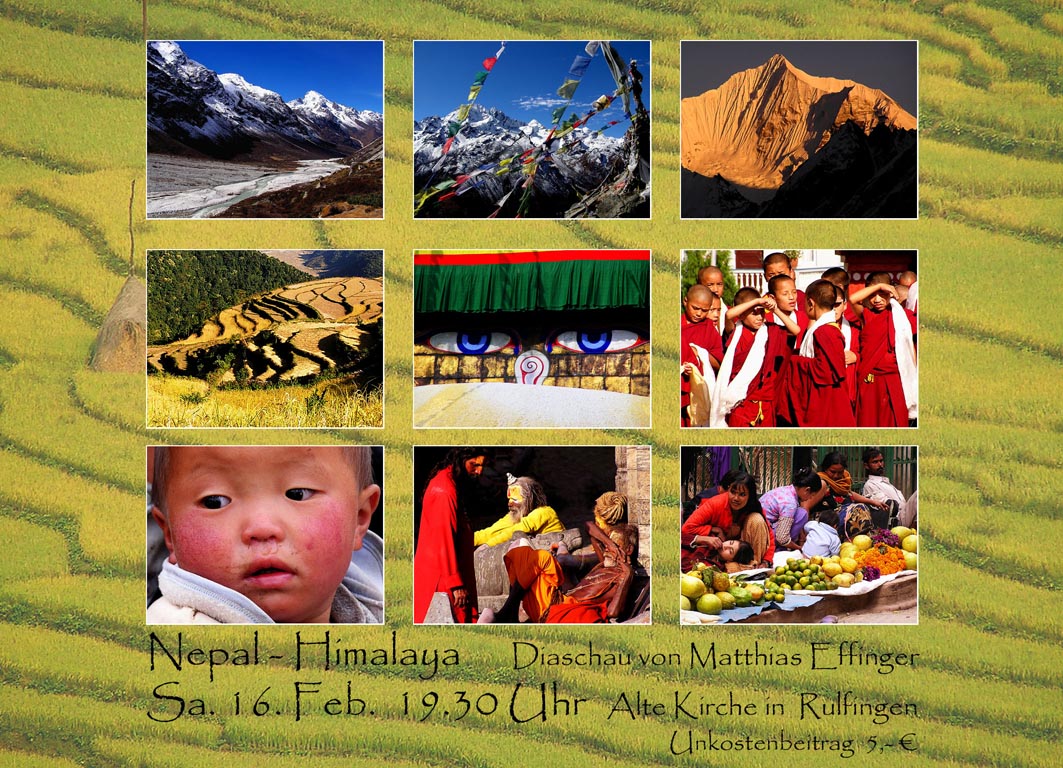 Nepal – Himalaya – Diaschau von Matthias Effinger